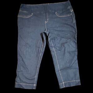 Style & Co Blue Ankle Cropped Jeans